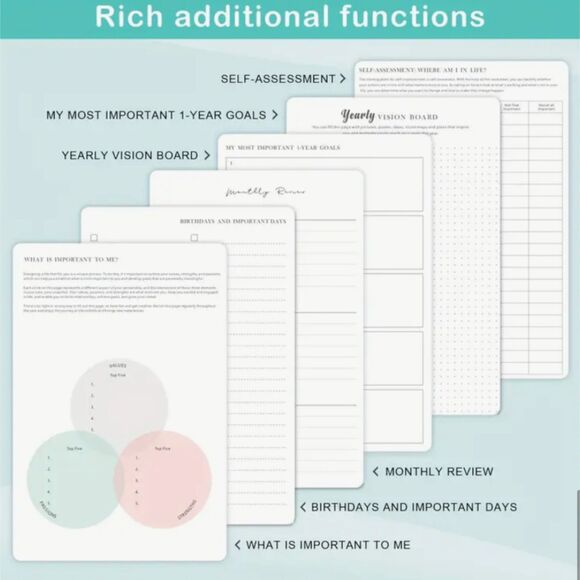 2026 Weekly & Monthly Planner Jan. 2026 - Dec. 2026 - Brand New in Package - Picture 3 of 8